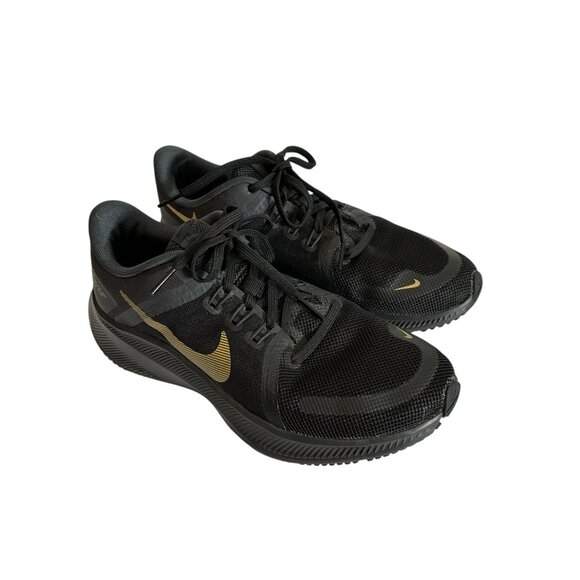 Nike Quest 4 Men\'s Running Shoe Size 6.5 Black Gold main image 4